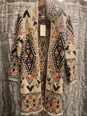 Northern Angel Multicolor Knit Sweater with hood size S women